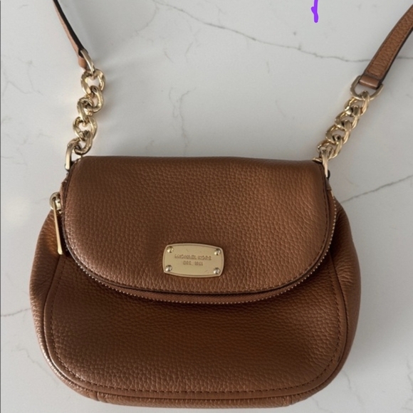 Michael KORS  Tan Leather Crossbody Bag - Picture 2 of 6